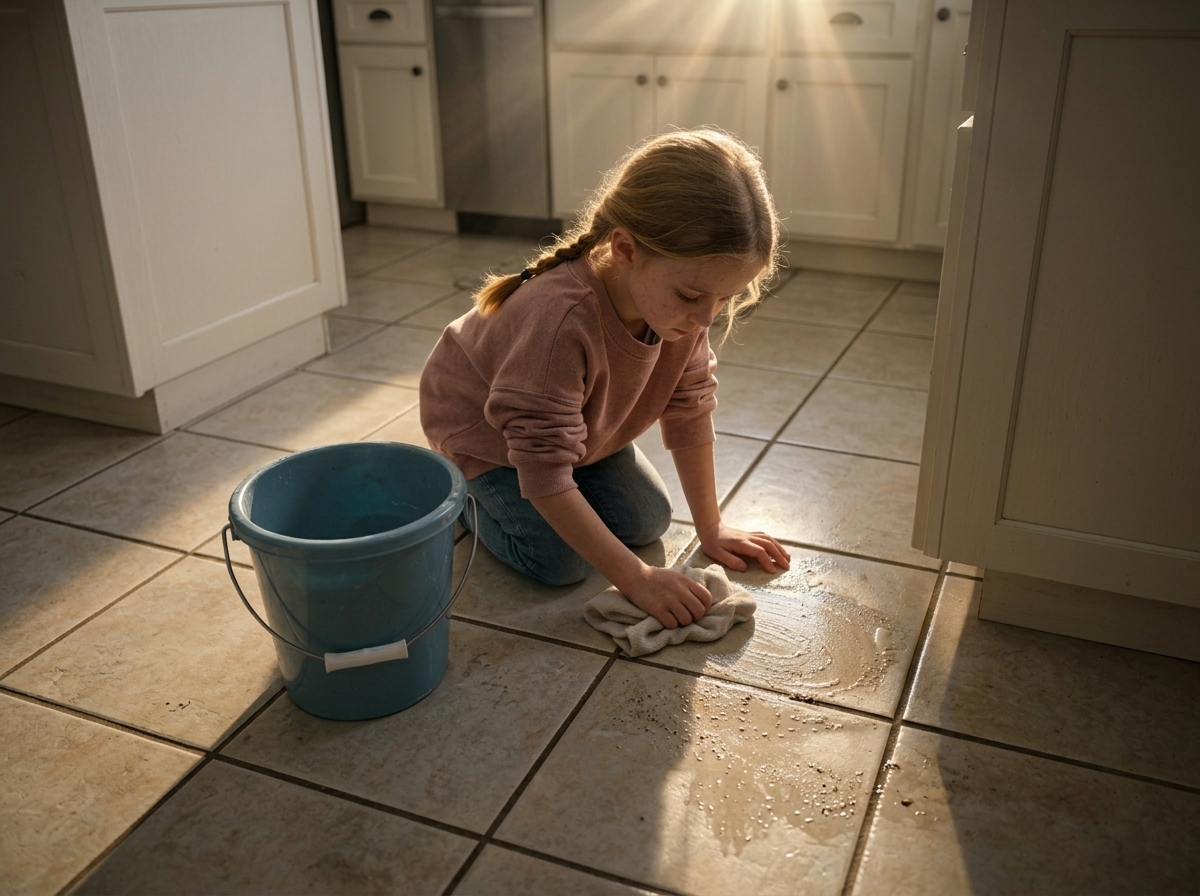 "His daughter cleaned the whole house on an empty stomach… because her stepmother said dinner had to be earned".