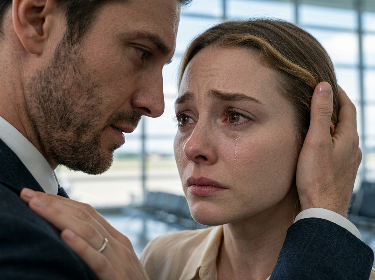 "She hugged him goodbye at the airport, already knowing about the mistress waiting for him".