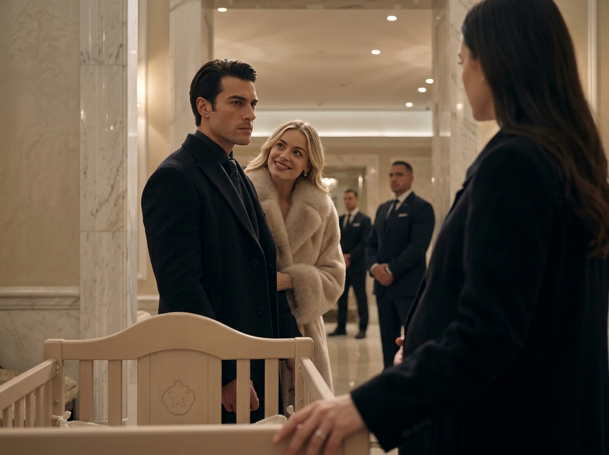"She was hiding her pregnancy from the most dangerous man in New York… until he found her in a baby boutique".