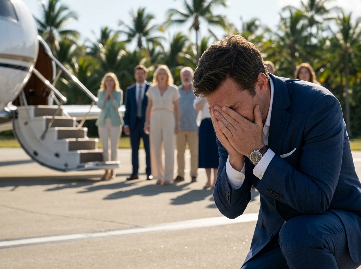"He told her the kids would only slow down his new life. Five minutes later, she left on a private jet while his “new life” fell apart in a clinic room."