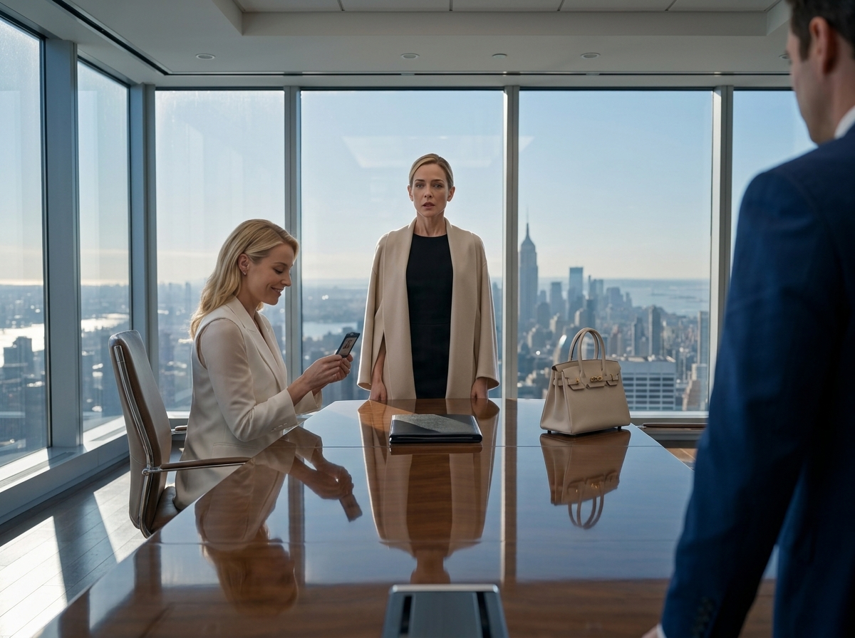 "Her husband’s mistress walked into her office wearing her mother’s earrings… and tried to fire the woman who owned everything".