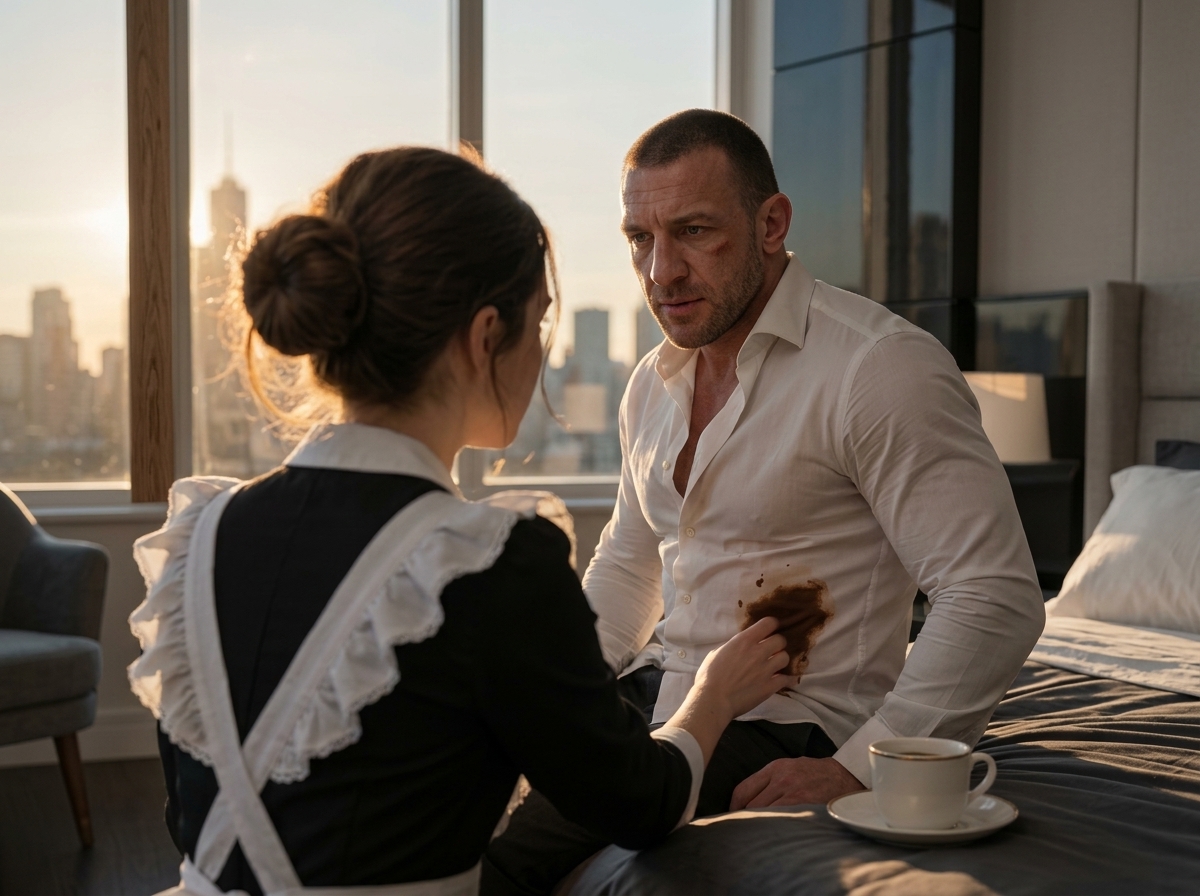 "The Virgin waitress Walked In On The Mafia Boss Touching Himself — She Offered to Help Him"