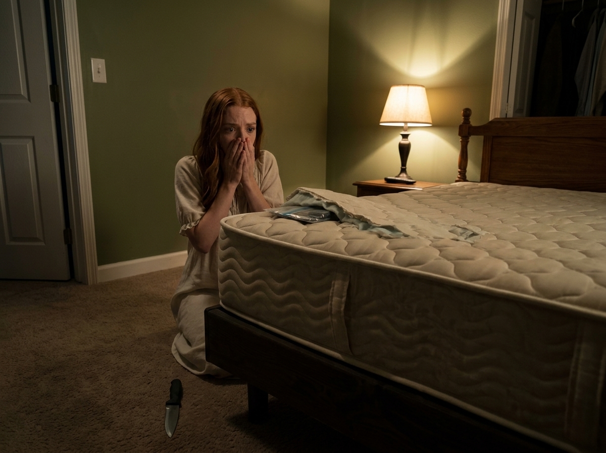 "For three months, my husband’s side of the bed smelled wrong, and when I opened the mattress, I found the secret he’d been sleeping on"