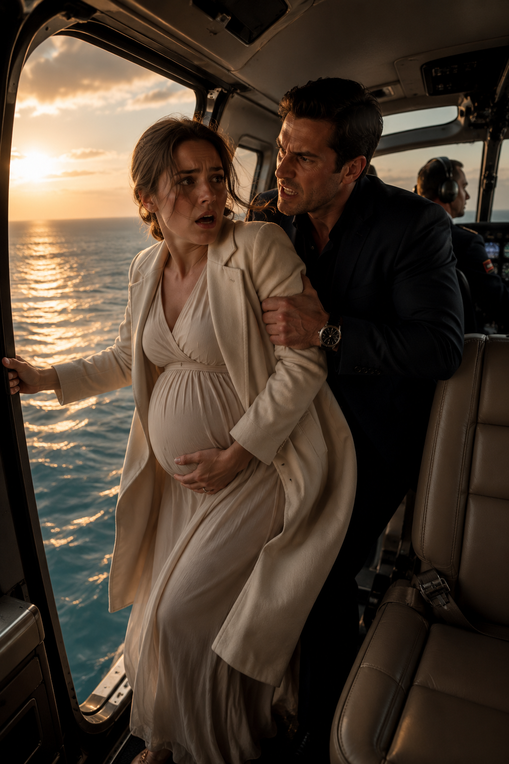 “My husband pushed me from a helicopter for my inheritance… but he didn’t know my father had installed a tracker in my wedding ring.”