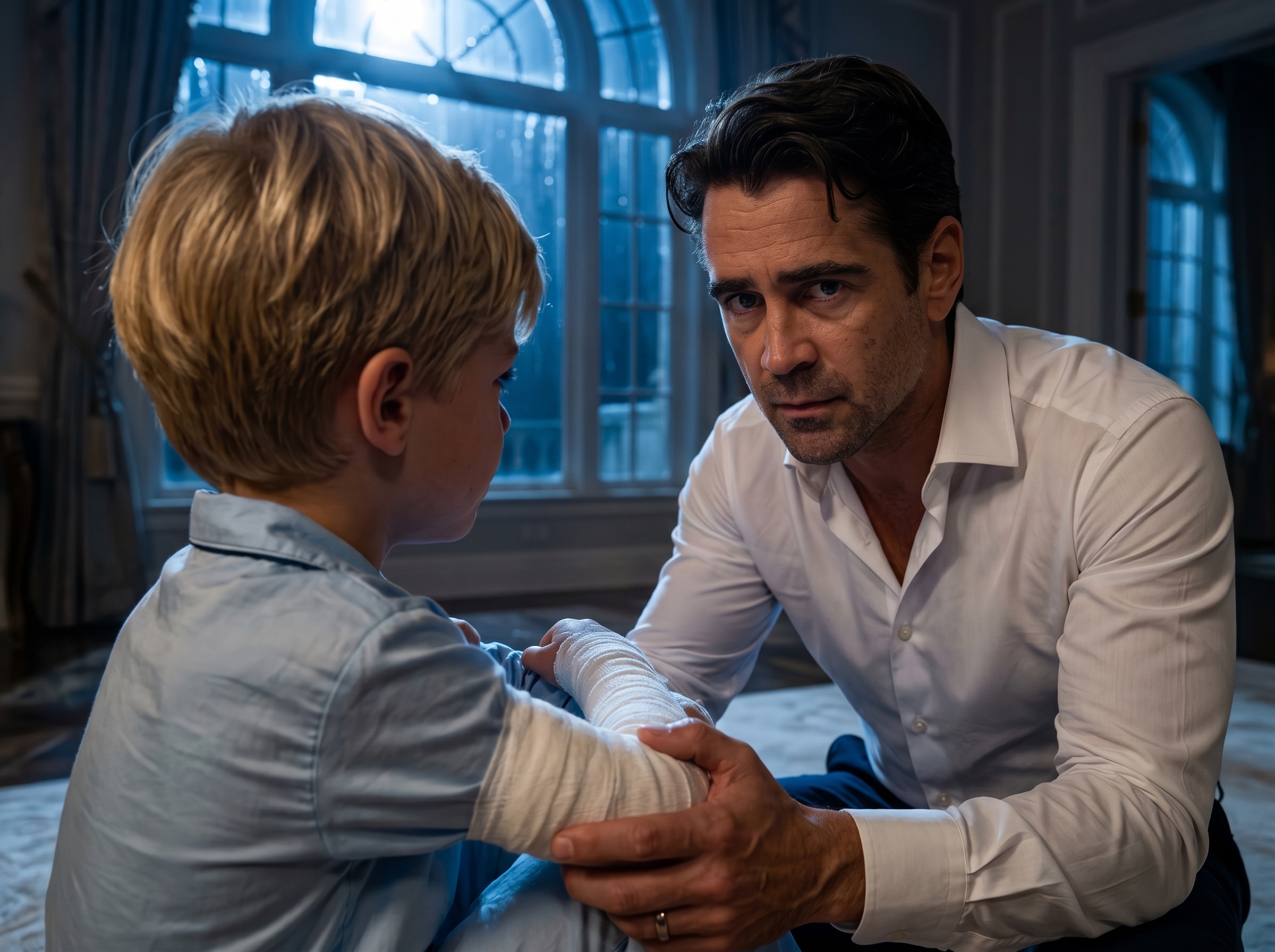 "He said he fell down the stairs… but he only started shaking when Grandma walked in".