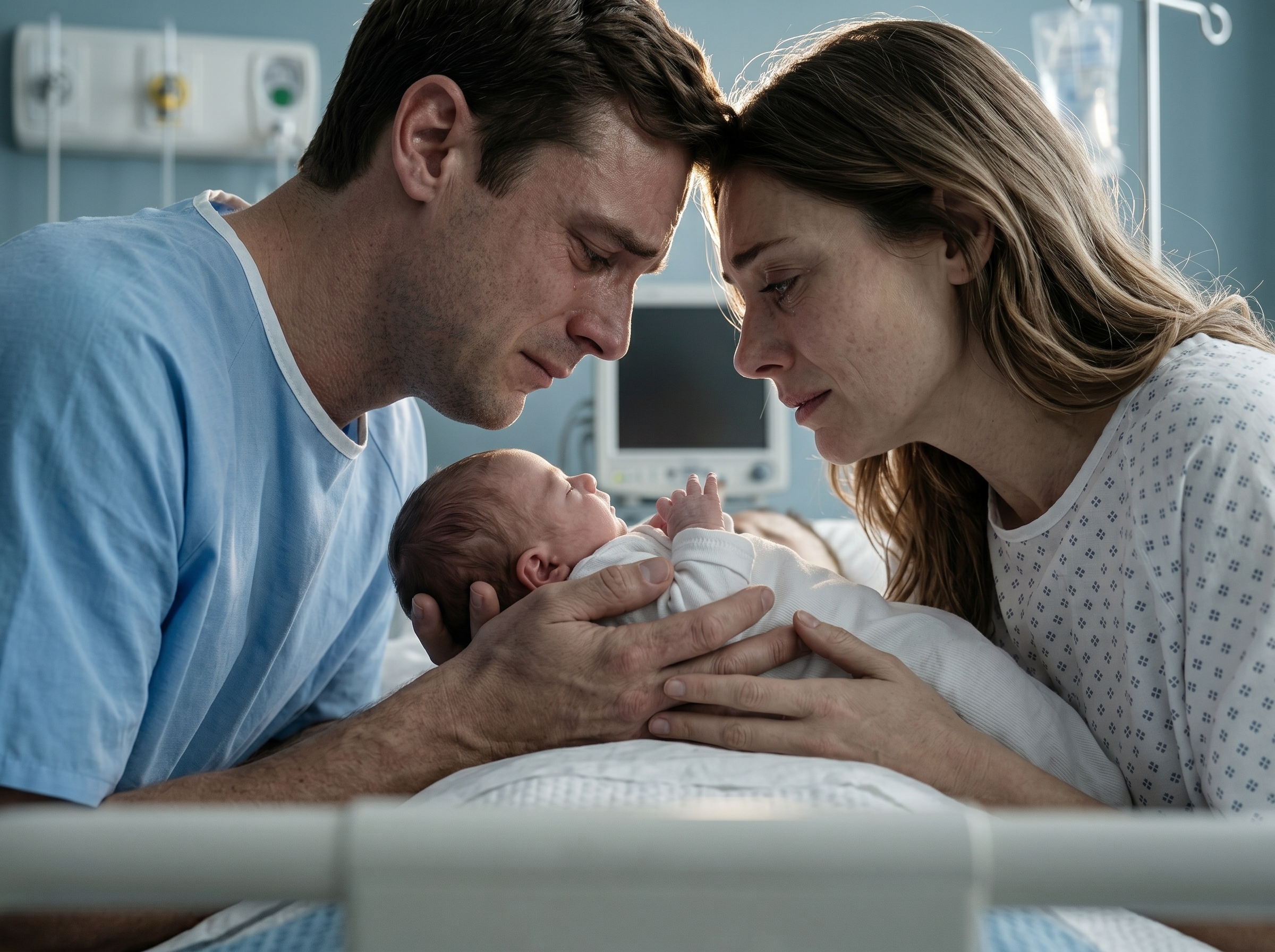 "I thought my wife chose to disappear after our baby was born… until she stood in my doorway and asked where our daughter was buried".