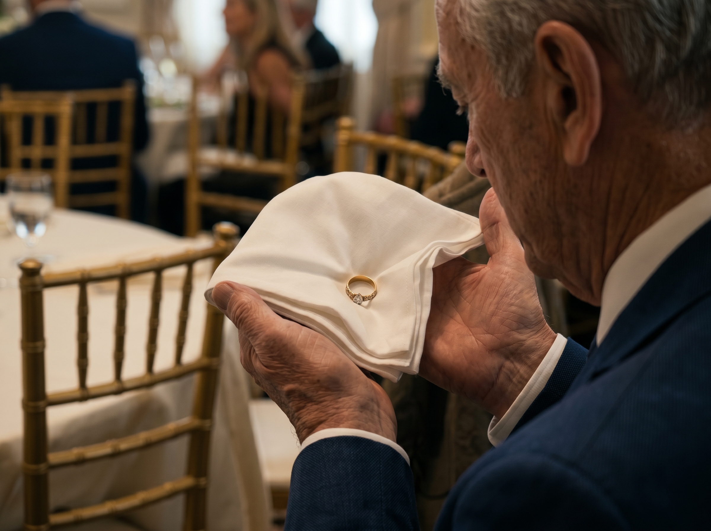 "At the lavish party, the poor girl was dragged out as a troublemaker—until she placed a gold ring on the table and left the most powerful old man in the room speechless."