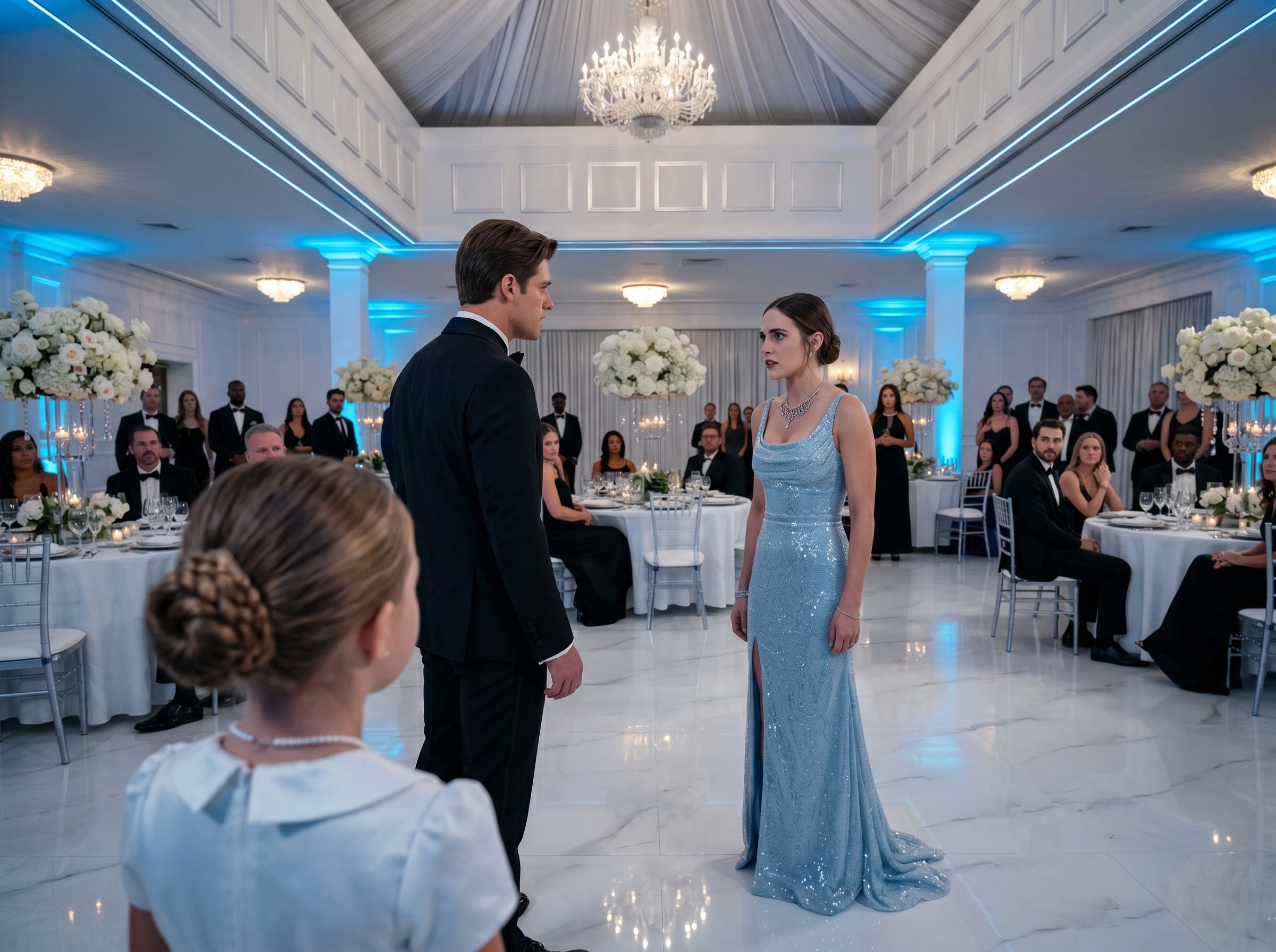 "One pearl rolled across the wedding floor, and a little girl was the only person brave enough to pick up the truth".