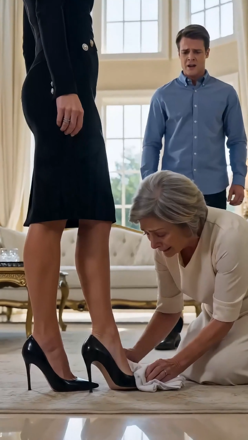 "She made her mother-in-law kneel down and wipe her shoes in front of her husband, but unexpectedly, a few seconds later, a lawyer walked in and declared that the house had never belonged to her".