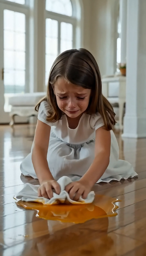"He thought he had given his daughter a happy home, until one day he came home early and found her kneeling on the floor, cleaning and begging her stepmother not to tell her father".