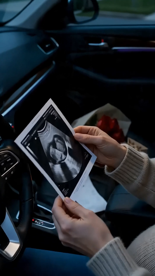 “She held their baby’s first ultrasound photo in one hand… and the receipt from his date with another woman in the other.”