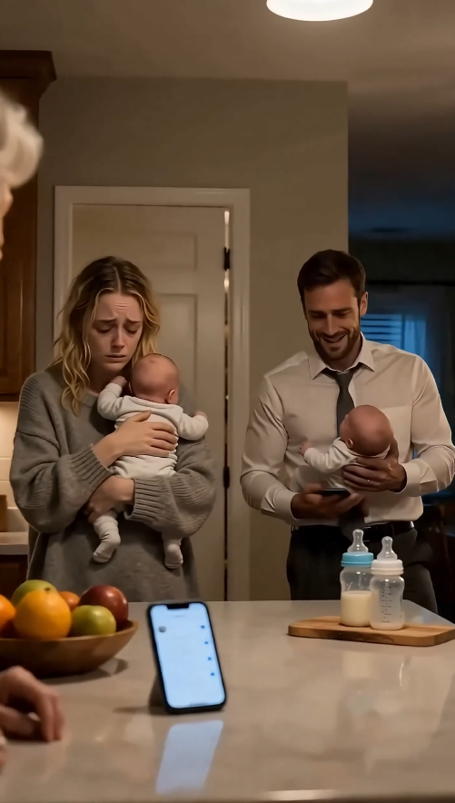 "The baby cried loud enough for everyone to hear. The mother cried quietly enough for everyone to ignore".