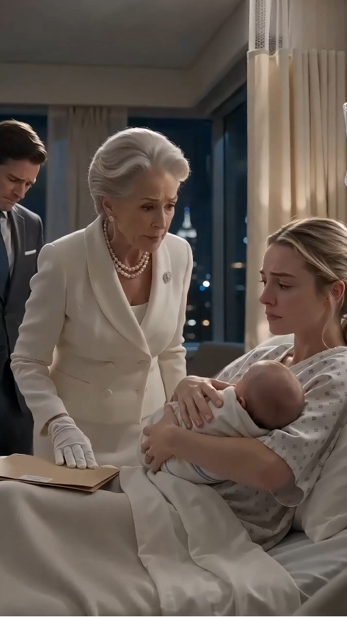 "They brought divorce papers to my hospital bed six hours after birth, but my baby’s wristband made the whole family go silent".
