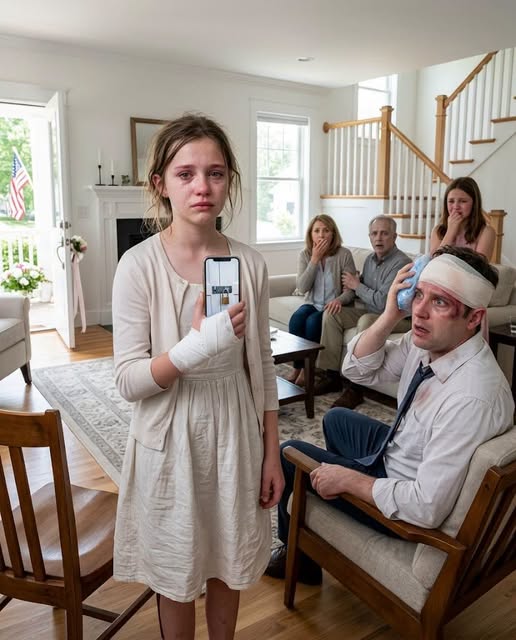 At my ex-wife's wedding, my 12-year-old daughter beat the groom unconscious in front of everyone. They called her dangerous and wanted her charged. I flew home from Germany, asked for her side, and she showed me the photos that made the groom's father go pale.