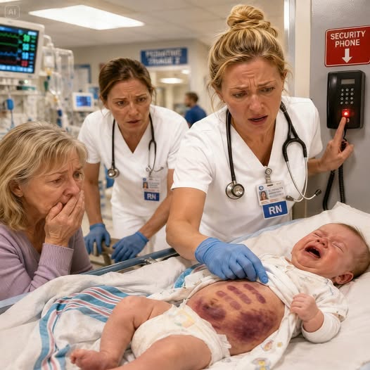 My son told me not to take off my nephew's jumpsuit, saying, "He just has a normal fever!" An hour later, in the crowded emergency room, a doctor unzipped the jumpsuit, froze, and stared at the bruises hidden underneath. Her face turned pale.