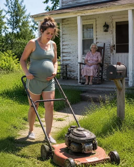 I mowed the lawn for the 82-year-old widow next door — the following morning, a sheriff knocked on my door with a request that made my bl00d run cold.