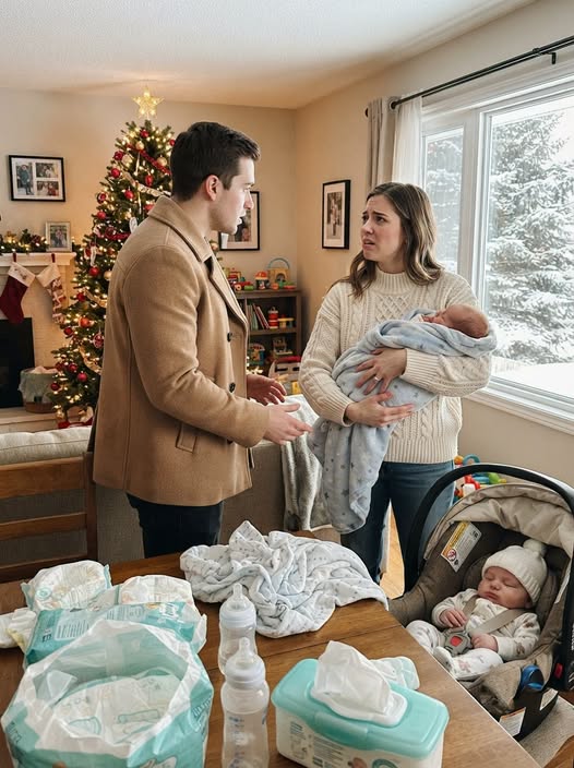 I entered my ex-wife’s house on Christmas Eve prepared to confront the man I believed had taken my place. I was furious, certain she had rebuilt her life while I was still sinking beneath regret. But instead of finding another man, I discovered a newborn baby—and within seconds, everything I thought I understood about my life fell apart.