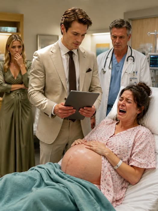 My husband instructed the doctors to remove my uterus while I was still under sedation in the hospital, and then his mistress arrived, gently stroking her pregnant stomach. “That child will be my heir,” he declared. I didn’t shed a tear. I quietly saved my medical documents, contacted my attorney, and never imagined that a concealed audio recording would uncover something far more horrifying.