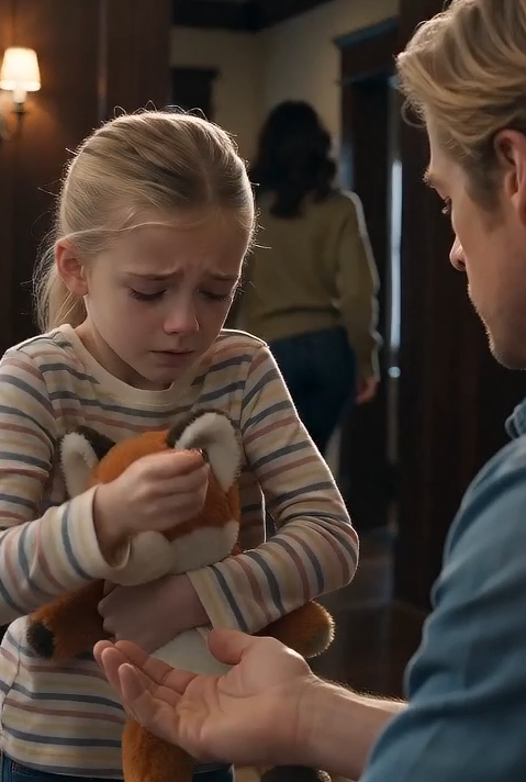 My stepdaughter hid a burned key inside her stuffed fox.