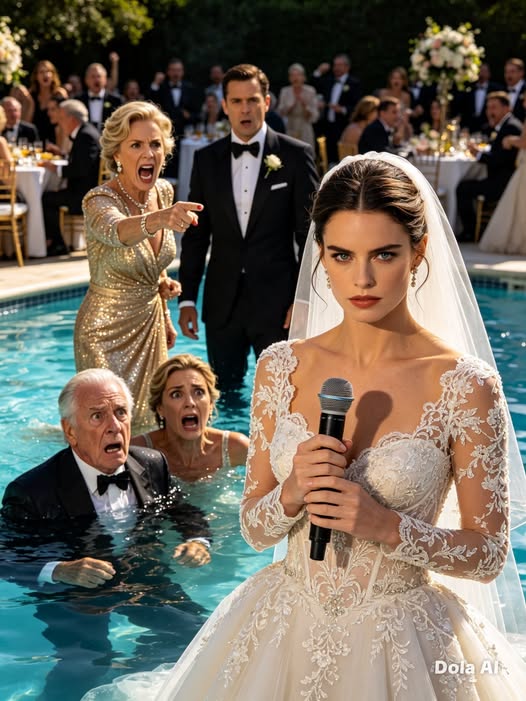 My Future Mother-in-Law Shoved My Parents Into the Pool at My Wedding—Then One Phone Call Destroyed Her Family’s Billion-Dollar Empire