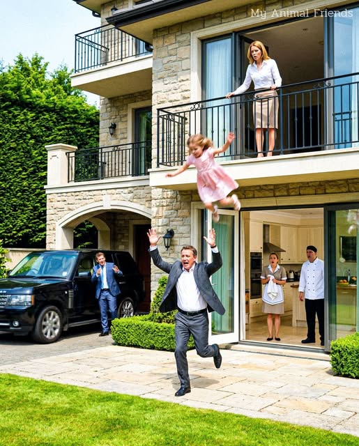 THE MILLIONAIRE CAME HOME EARLY… AND SAW HIS STEPDAUGHTER’S STEPMOTHER TRYING TO THROW HIS LITTLE GIRL OFF THE BALCONY — BUT HIS ICE-COLD REACTION LEFT EVERYONE IN SHOCK