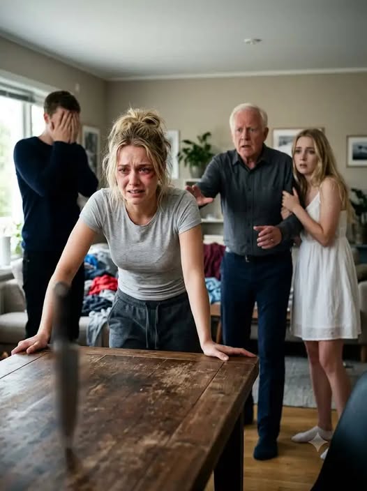 My father-in-law s:lapp:ed me because I refused to wash his daughter's underwear. I drove a k:nife into the table and war:ned, "No one will ever lay a hand on me again," never imagining the multimillion-dollar secret that family had been hiding for decades.