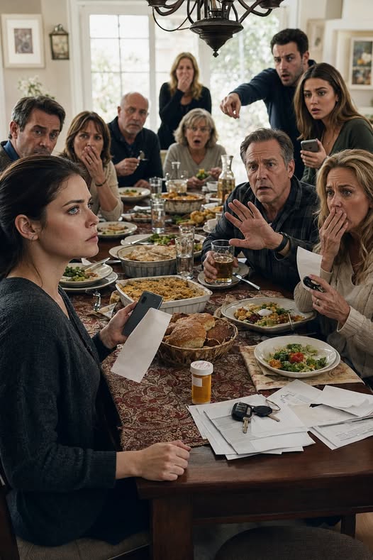 At Sunday Dinner, I Asked Quietly, "Did You Pick Up My Prescription? The Doctor Said It's Urgent." My Dad Said, "We Spent That Money On Her Tires—It Was An Emergency." I Stared At Them. "Then I Guess You Didn't Read The Warning The Pharmacist Sent?" My Stepmom Whispered, "Warning?" What I Said Next Made Their Faces Go Pale.