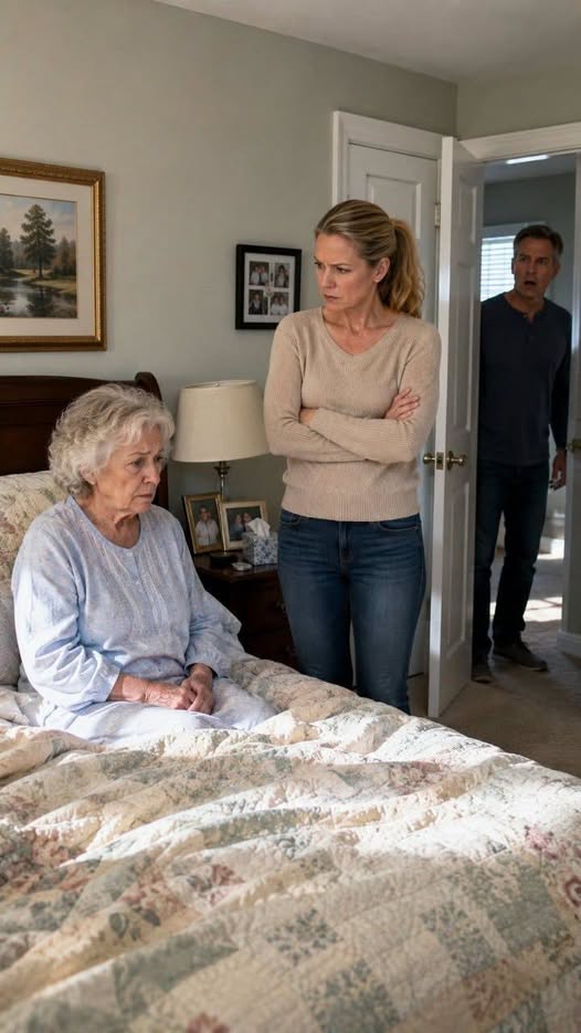 His 82-Year-Old Mother Trembled Every Time His Wife Entered the Room — So He Hid a Camera, and What It Recorded at 2:14 A.M. Changed Everything