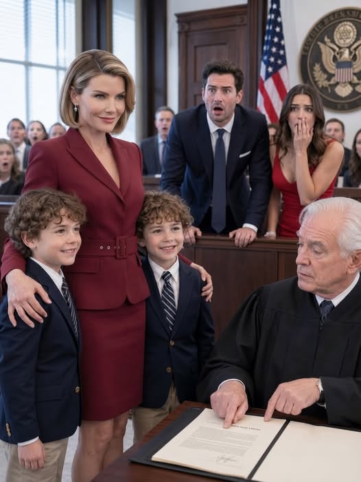 My Husband Walked Into Divorce Court With Three Attorneys, an Ironclad Prenup, and the Woman He Planned to Marry—Certain He Would Take Our Entire Fortune and Full Custody of Our Twin Boys... Until the Judge Opened the Company’s Original Ownership Records, Read the First Name Listed, and Asked One Question That Drained Every Bit of Color From His Face