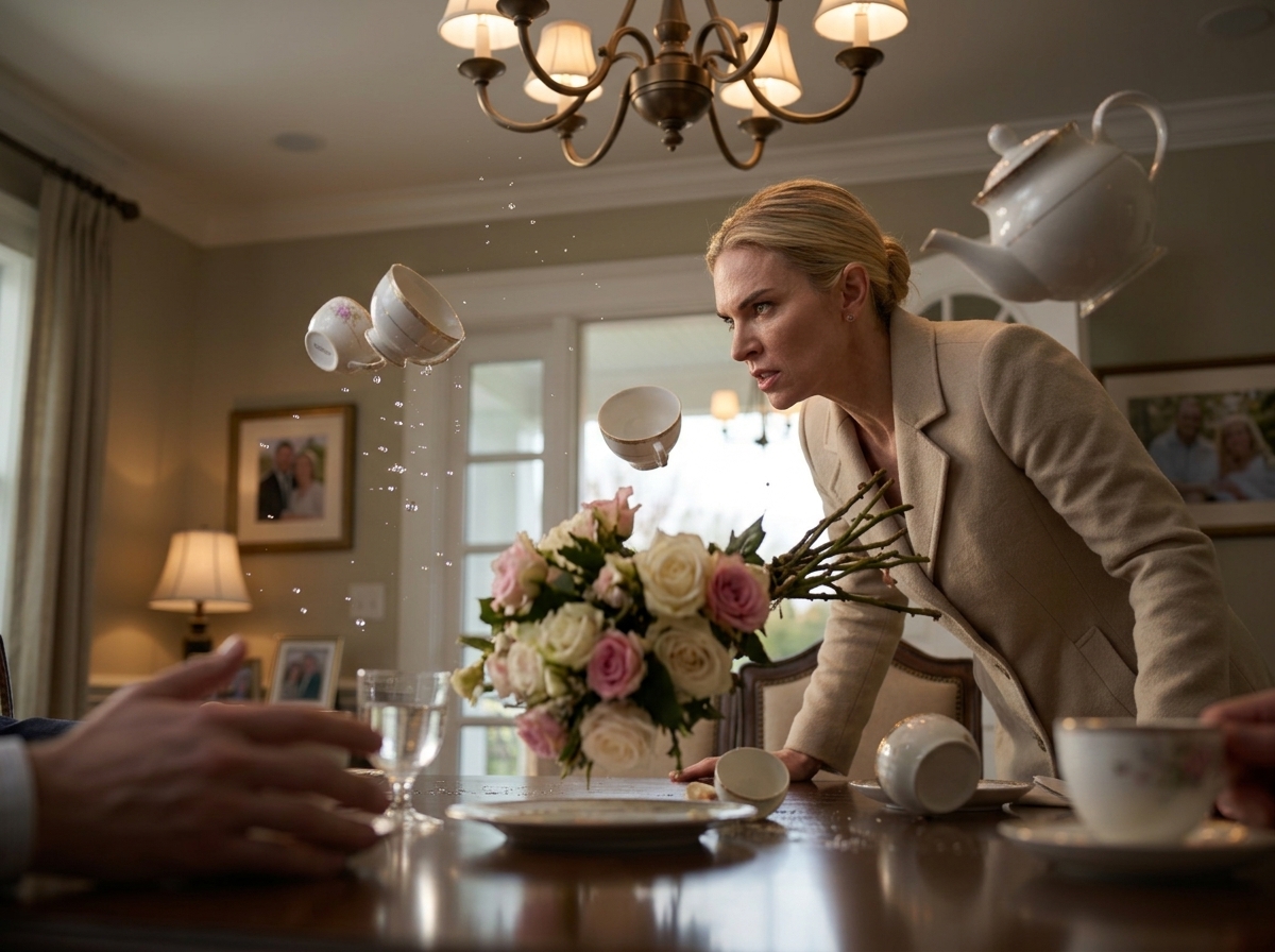 "My mother-in-law only wanted one quiet afternoon with her friends, until her daughter-in-law turned the dining room into a public humiliation".