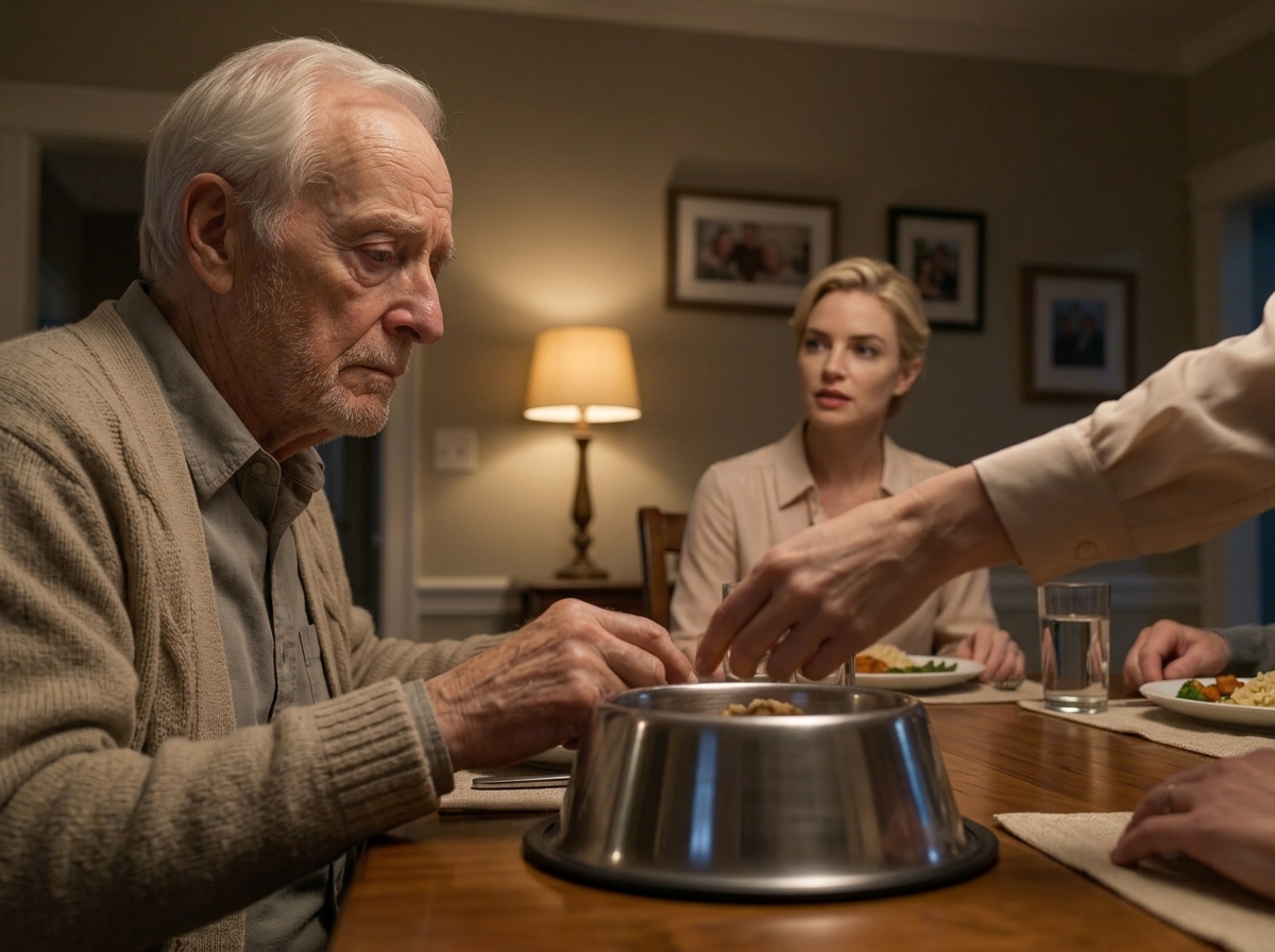 "She served her father-in-law dinner in the dog’s bowl and told him a useless old man didn’t deserve a plate, while his own son sat there crying in silence because his wife controlled every dollar in the house."