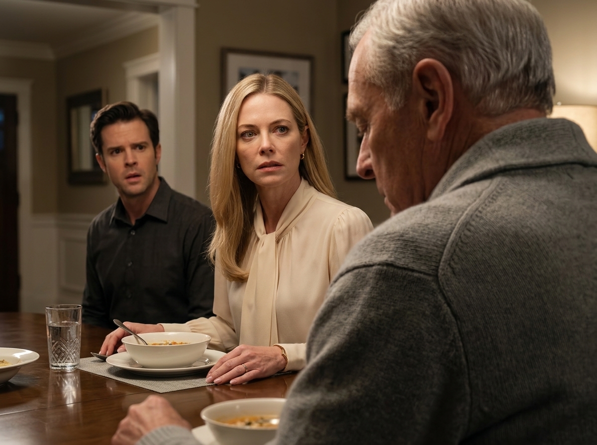 "My father was about to eat when my wife walked in, took his bowl, and emptied it into the trash."