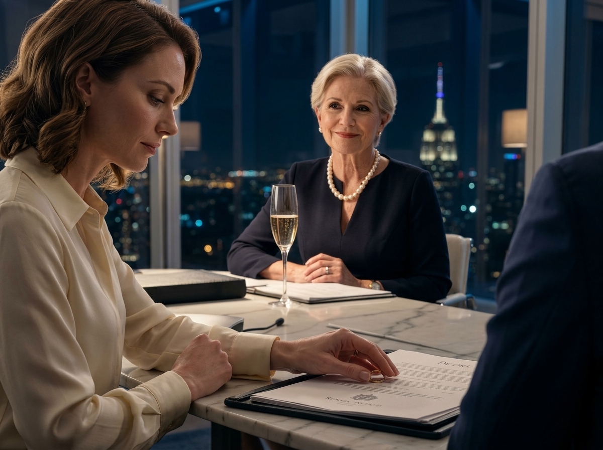 "My husband slid divorce papers across the desk and said I’d leave with nothing. He forgot his billion-dollar company was standing on my father’s money."