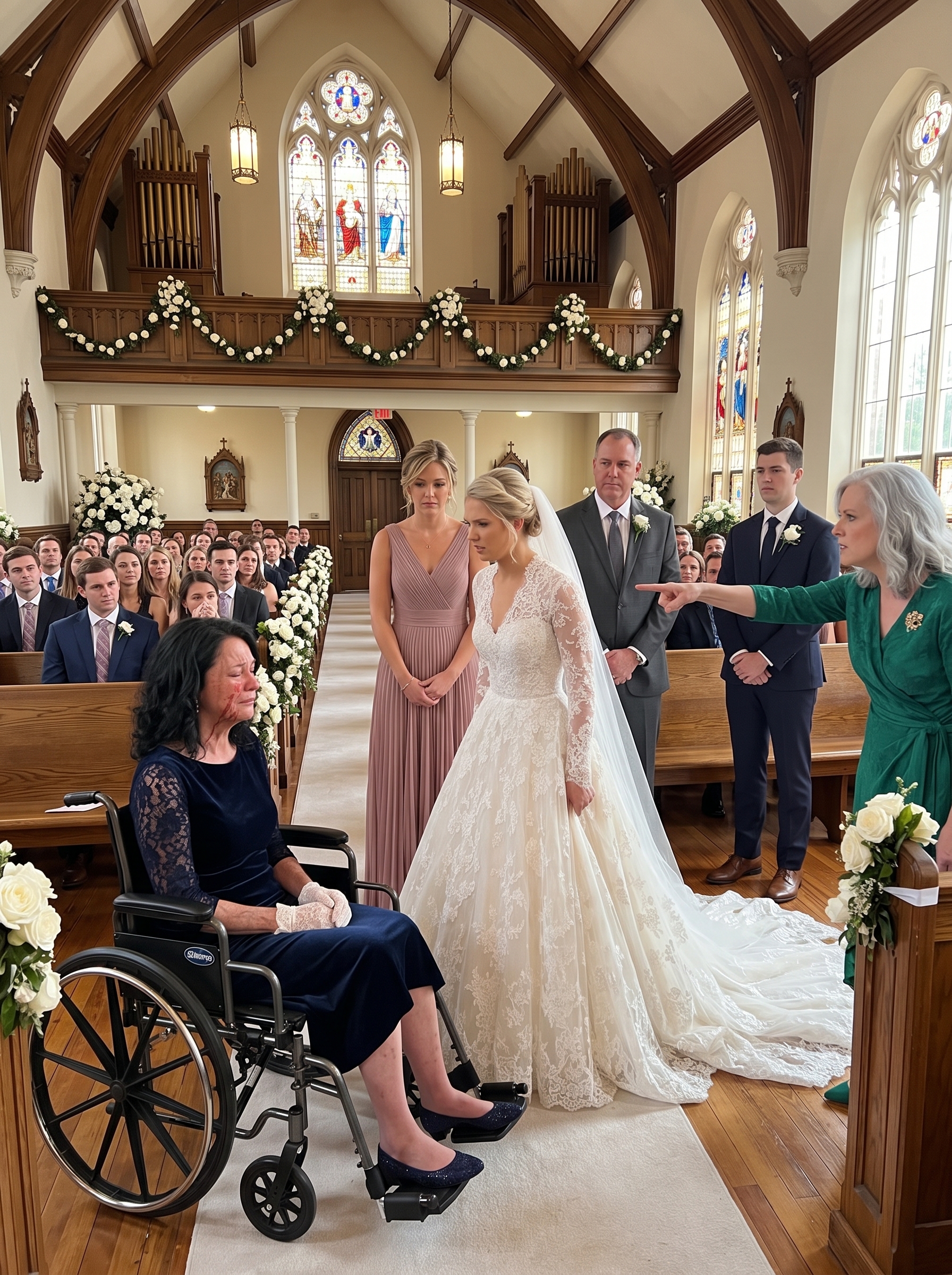 "I was burned all over my body after saving my little sister from a house fire when she was ten. Years later, I came to her wedding in a wheelchair, and she whispered, “Go sit in the back. You’re ruining my perfect wedding.”