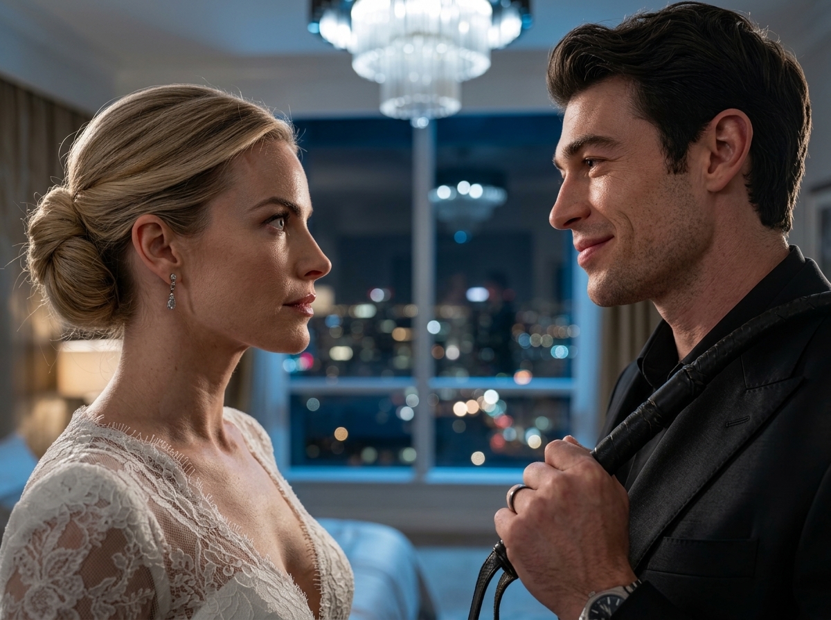 "On our first night as husband and wife, he raised a belt and told me to learn my place, never realizing the quiet bride in front of him had spent fifteen years learning how to put men like him on the floor."