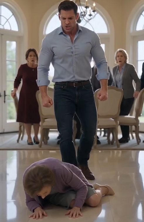 "She only hit the floor for a second, but that was long enough for everyone to see who he really was."