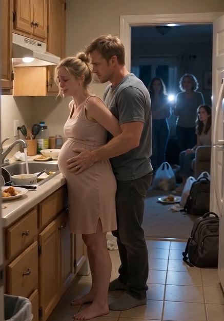 "He came home exhausted and found his pregnant wife cleaning his family’s mess — then he heard what they’d been calling her."