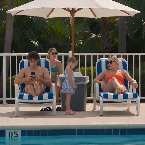 "My little girl had just finished chemo. The woman who stole our pool chairs picked the worst possible day to be cruel."
