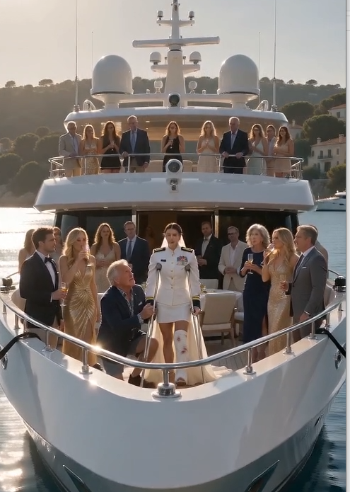 "My parents toasted my sister’s new yacht while I stood on crutches, hiding the leg they refused to save."