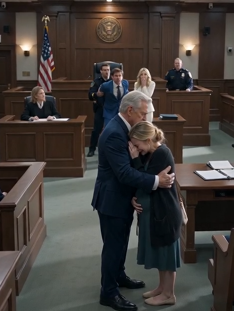 My husband left me pregnant and penniless in court. Then my real father walked in.
