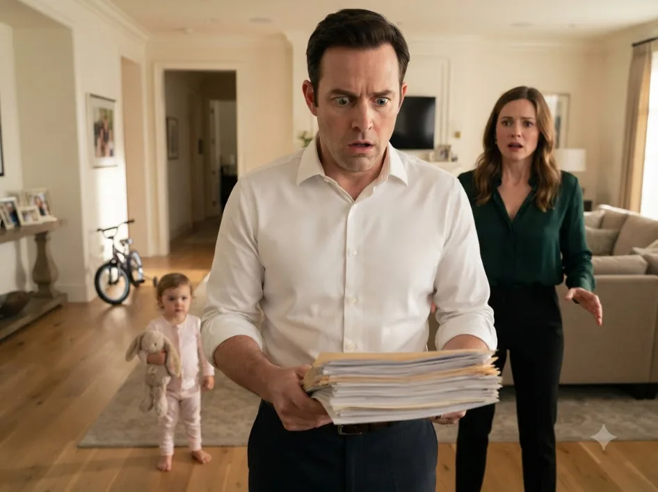 My 14-month-old daughter screamed when my wife grabbed her—but what she pointed to inside the locked cabinet made my wife turn deathly pale.