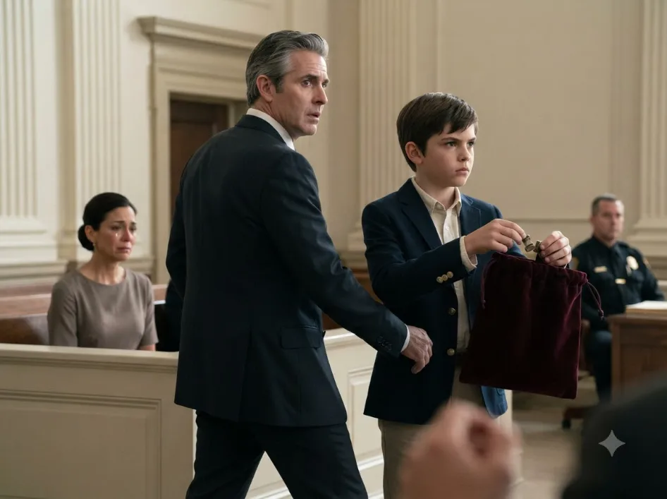 THE MAID WAS ABOUT TO BE CONVICTED—UNTIL THE MILLIONAIRE’S 8-YEAR-OLD SON STOOD UP AND SAID, “SHE DIDN’T START THE FIRE… BUT I KNOW WHO DID.”