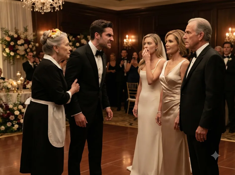 They treated the old woman like trash in front of the entire wedding… until someone shouted, “What are you doing to my grandmother?!”