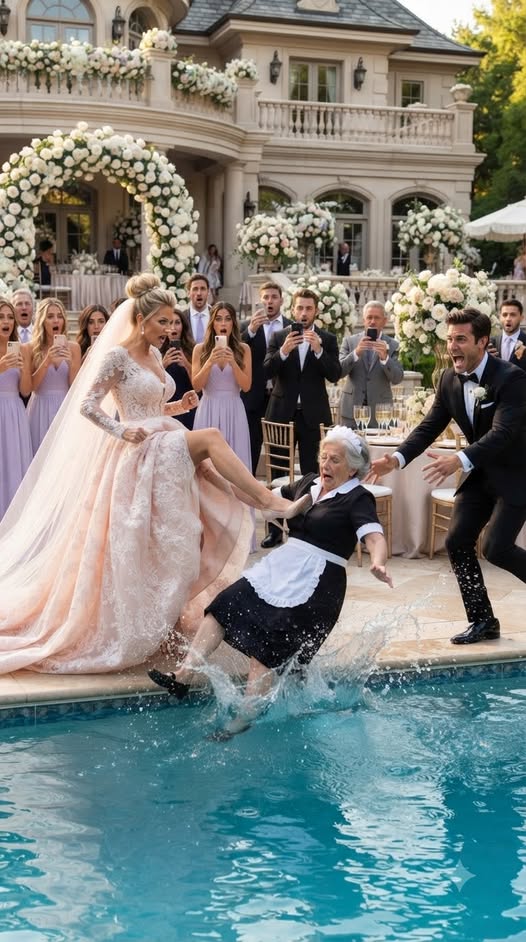 I thought forcing my father’s former mistress to clean my shoe at my wedding would finally give me closure, but seconds later, one sentence from my fiancé revealed a family secret none of us were prepared for.