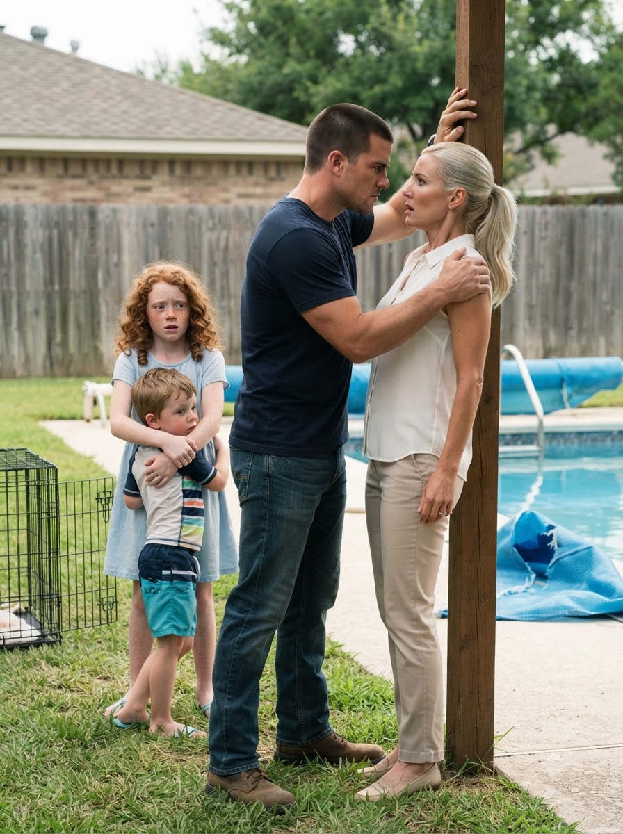 “I locked her in the dog cage because she wouldn’t shut up about her brother. If the boy was stupid enough to go near the pool, that’s his problem.”