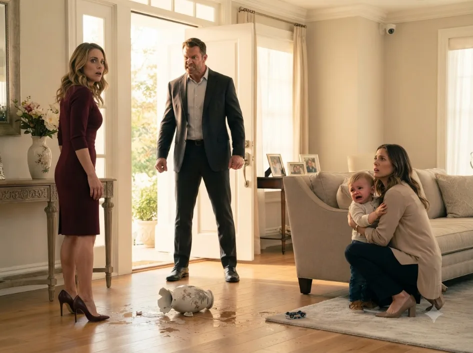 Vivienne thought no one would see what she did to Grant’s baby—until the front door opened behind her.