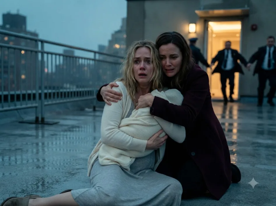 Her sister found her on the rooftop holding the baby… but what she said next was even more terrifying.