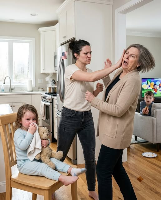 My mother-in-law hit my two-year-old daughter over a hot dog… and I finally snapped: “My daughter was not born to carry your contempt.”