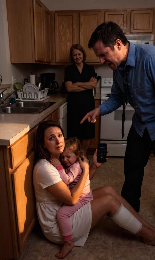 When my husband violently shoved me to the floor, breaking my leg, I gave my 4-year-old daughter the secret signal. She ran to the phone and called the one number he didn't know about: "Grandpa, Mom looks like she's going to die!"