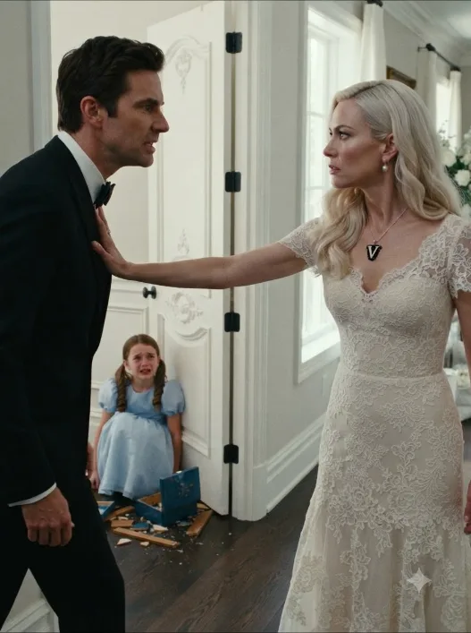 My father’s bride knocked my seven-year-old daughter to the floor, smashed the last gift from her dead mother, then locked her in a bathroom so she wouldn’t “ruin the wedding.”